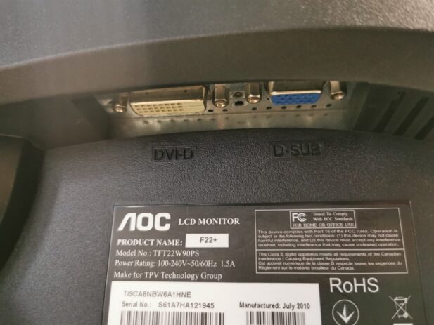AOC F22+, 21.5 tolli, FHD - Image 3
