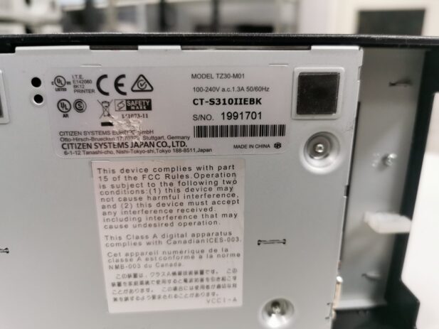 Tsekiprinter Citizen TZ30-M01 - Image 3